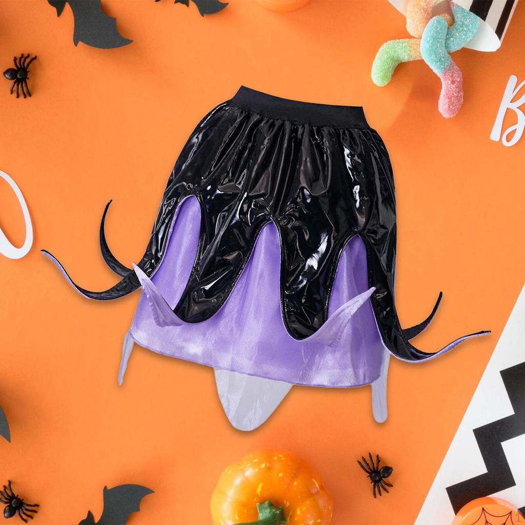 Women Costume Halloween Dress Decorative Reusable Skirt Tutu for Party Fancy