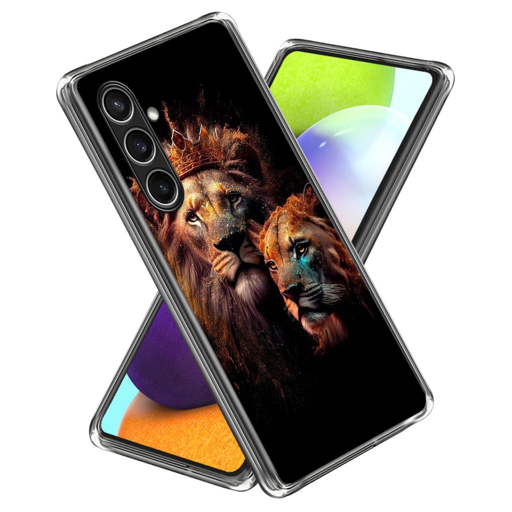 For Samsung Galaxy S24 FE Case Shock-Absorbent TPU Pattern Printed Phone Cover