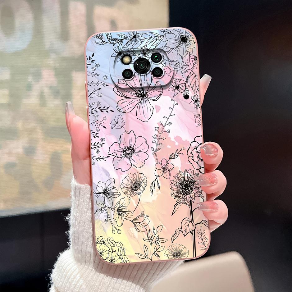 For Xiaomi Poco X3 Pro NFC GT Cases Cartoon Rabbit Lion Portable Anti-drop Lightweight Aesthetic Shell For Xiaomi PocoX3Pro Capa