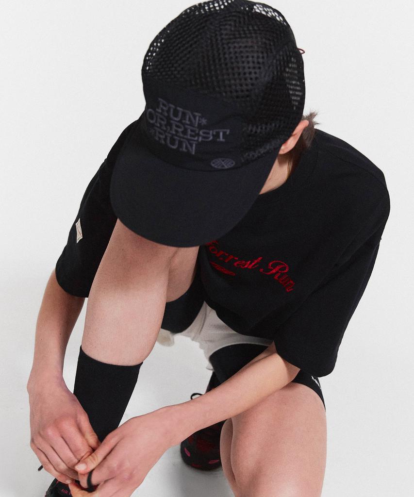 Minasu Run For Rest Run Mesh Camp Cap_Black