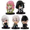 Anime Ornament Kimetsu No Yaiba Figure Q Version 5cm Nezuko Tanjirou Mitsuri Shinobu Zenitsu Kyoujurou Action Figural Model Gift