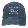 Linux Kit Infographic Sys Admin Penguin Baseball Cap Unisex Hats WoUnisex Visor Protection Snapback Computer Cpu Core Caps