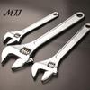 Forged Alloy Steel Spanner 6/8/10/12/15 Inch Adjustable Wrench, Wide Jaw Opening Wrench for Household Plumbing Automotive Home Improvement Garage