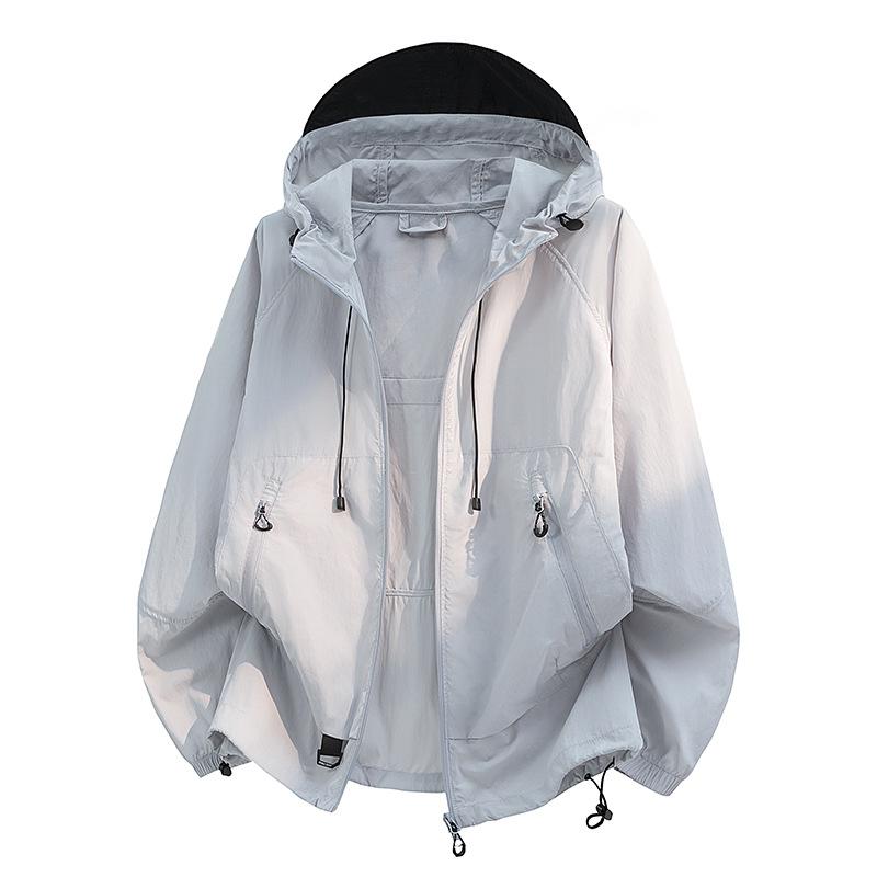 Couples Mountain Sunscreen Clothing Summer New Ice Silk Light Outdoor UV Protection Men's and Women's Skin Clothing Breathable Jacket