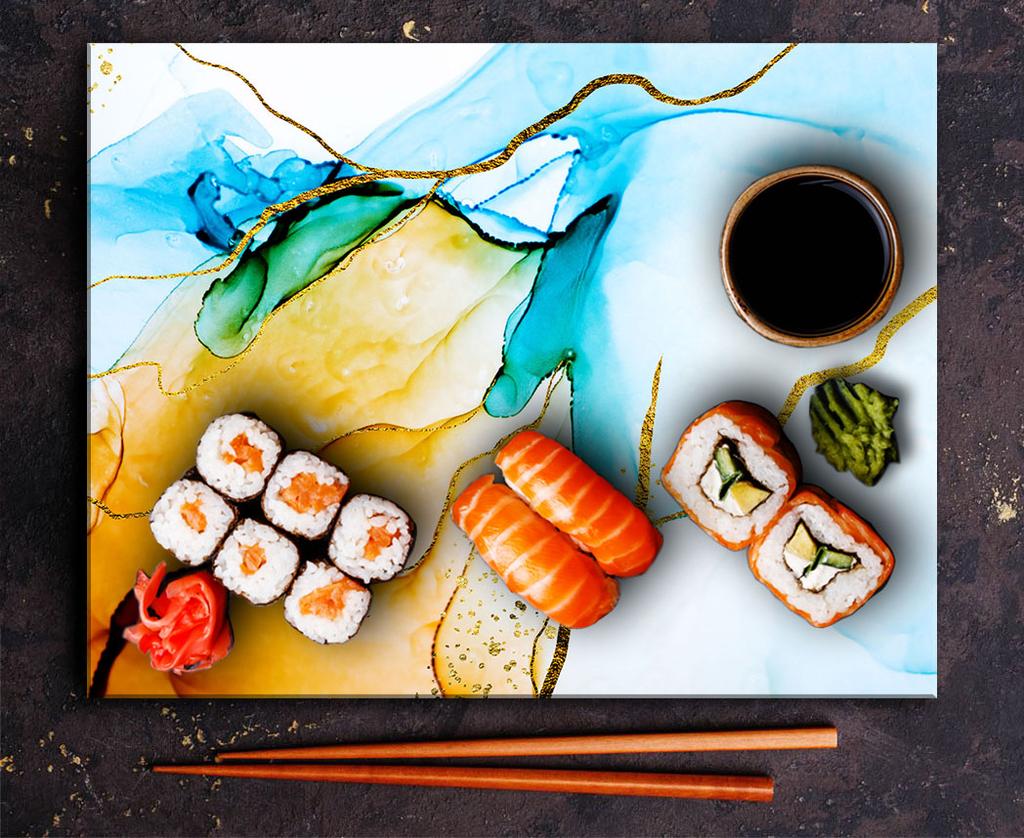 Glass Board Cutting Board 52X40 Marble