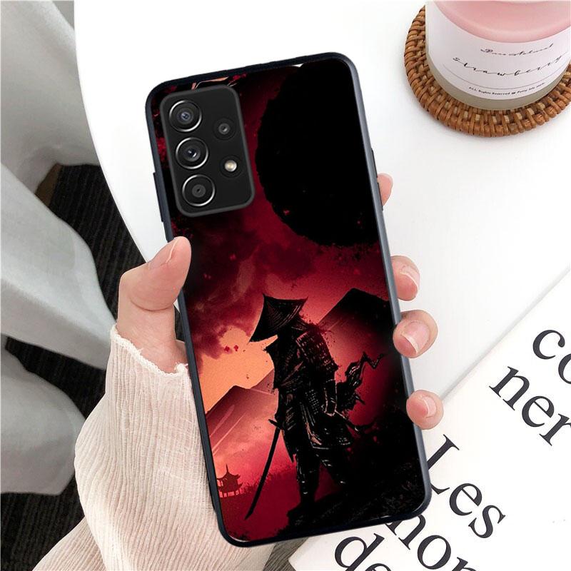 Japanese Samurai Phone Case for Samsung Galaxy A13 A22 A12 A32 A71 A11 A21S A33 A52 A72 A51 A50 A70 A31 M31 Funda Coque Case