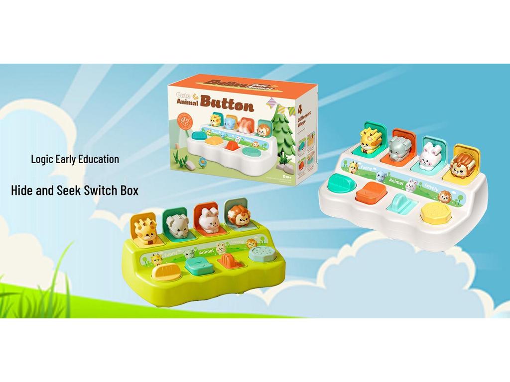 Interactive Kids Hide-and-Seek Switch Toy for Early Education and Cognitive Development