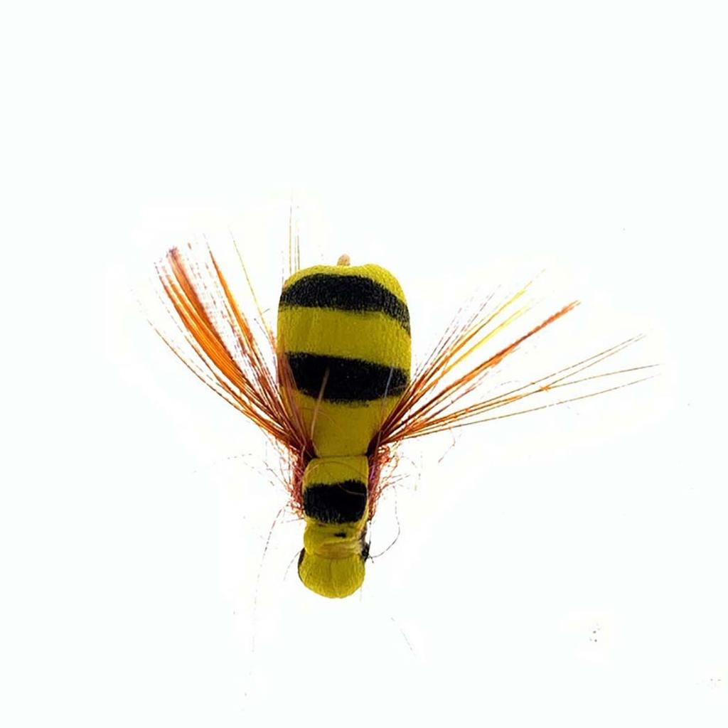 10/15/20/25Pcs Artificial Floating False Bee Lure Bait Fishing For Trout/Bass Flies Fishing Lure Bait