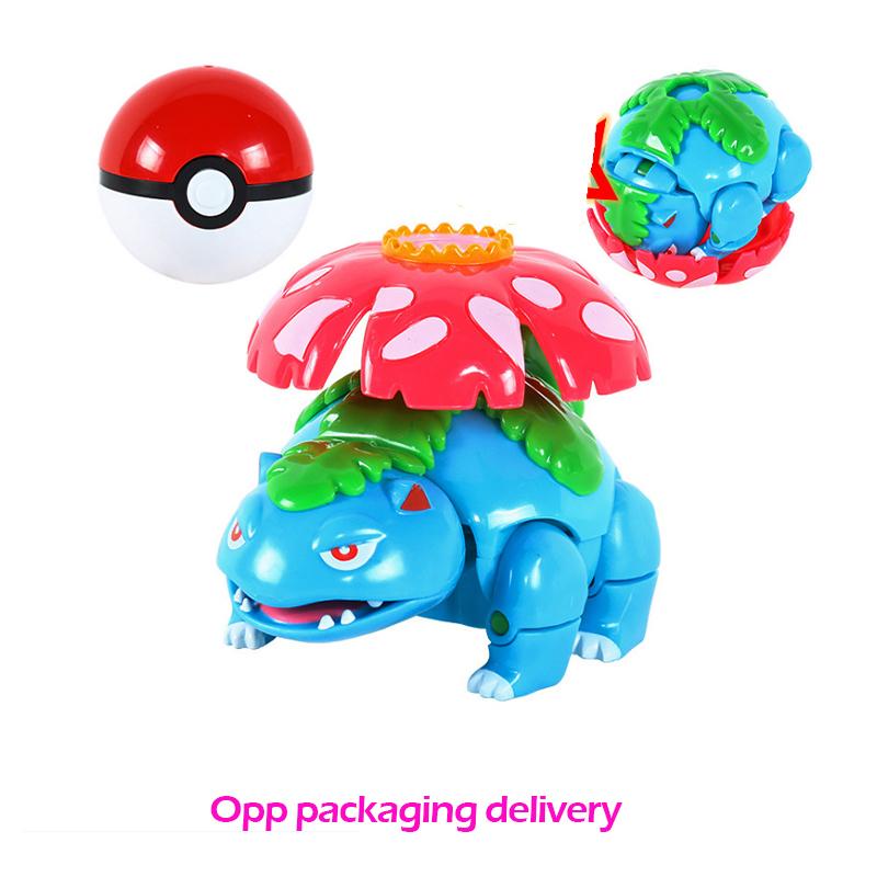 18 Style Pokemon Figures Playthings Elf Monsters Ball Figure Pikachu Gengar Pokeball Dragonite Snorlax Pokeball Action Figures Gift
