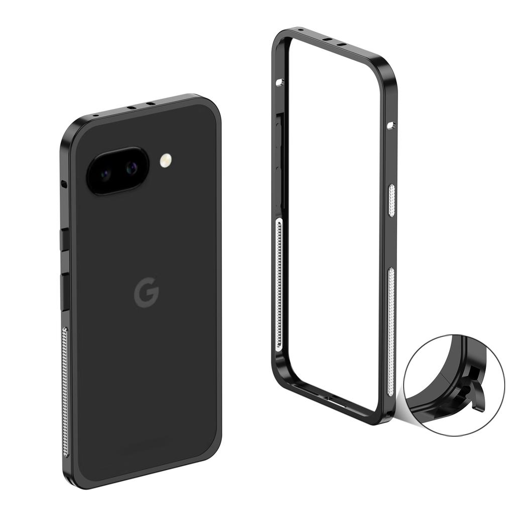 Coque Pour Google Pixel 10A Métal Détachable Protect Ultra-Mince Coque Pour Google Pixel 10 A Cadre Métallique Couvercle Pare-chocs Anti-Choc