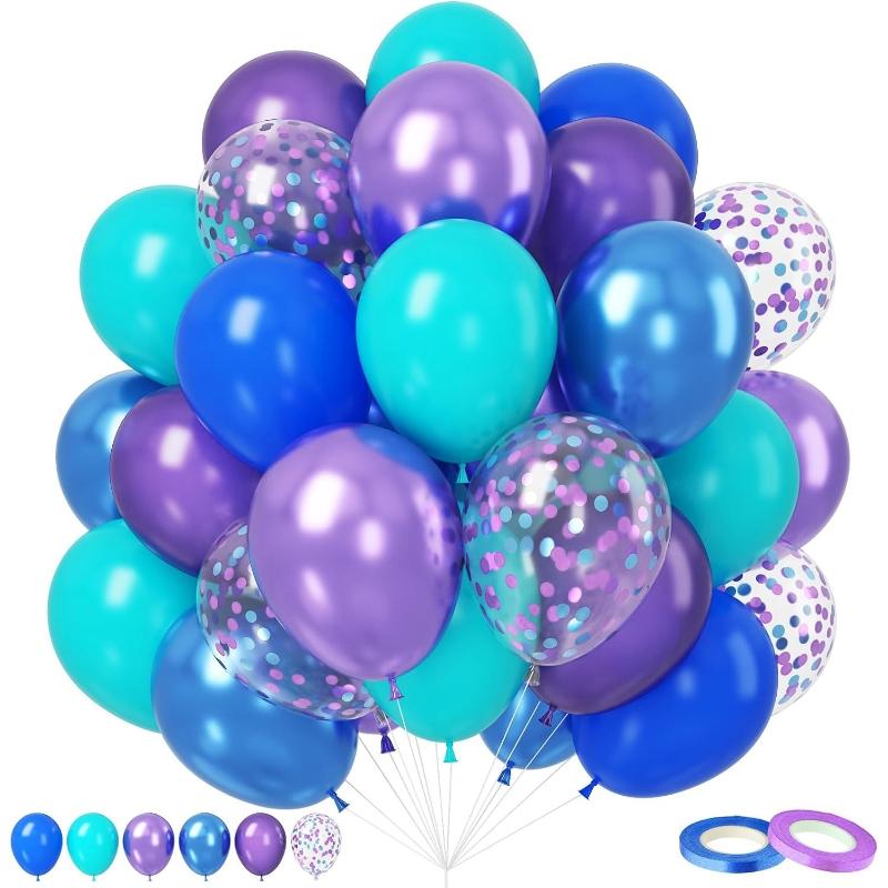 30pcs/set Pink Blue Purple Metallic Sequin Balloons for Birthday Wedding Graduation Party Balloon Baby Shower Decoration