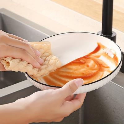 Reusable Bamboo Fiber Cleaning Cloths - Super Absorbent, Quick-Drying, Streak-Free, And Lint-Free for Kitchen Cleaning - Perfect for Range Hood