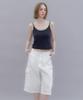 Aendeuel Wide Cargo Bermuda Pants - Ivory