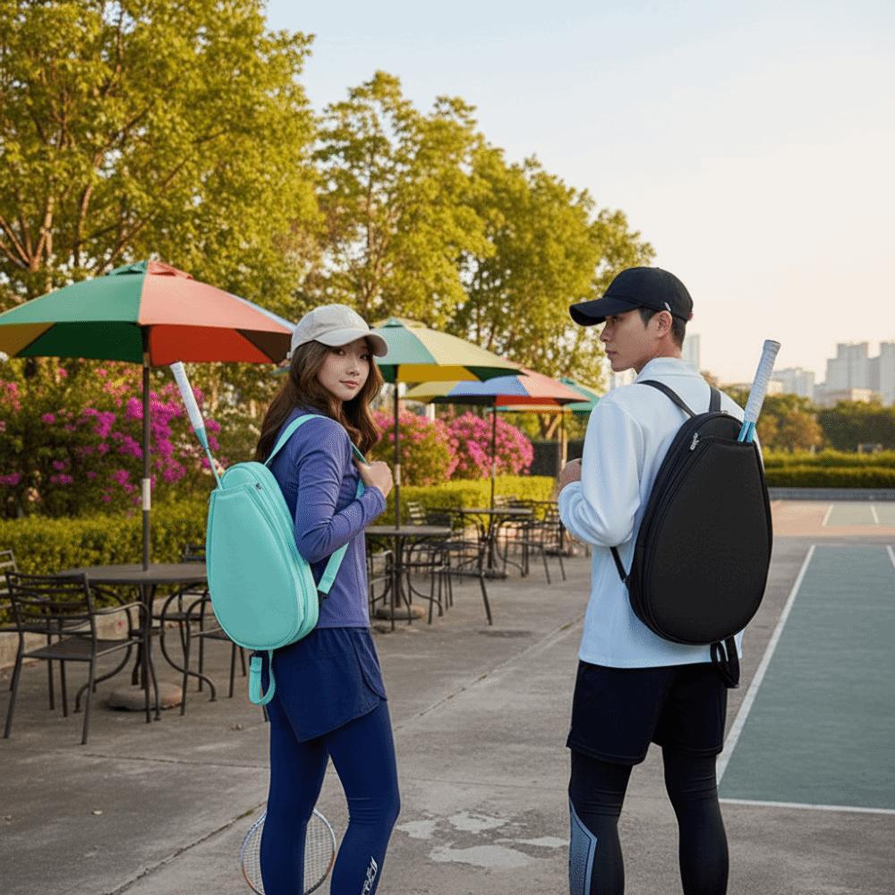 Wasserdichter Pickleball-Rucksack Große Kapazität Schlägertasche Mehrzweck-Tennisrucksack Sport