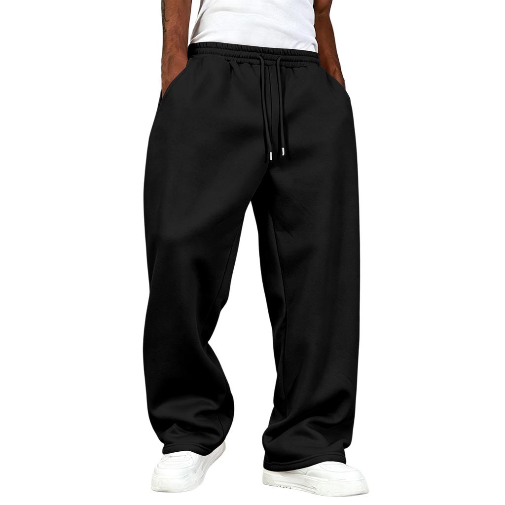 Herren Athletic Retro Street Jogginghose mit elastischem Bund für Freizeit