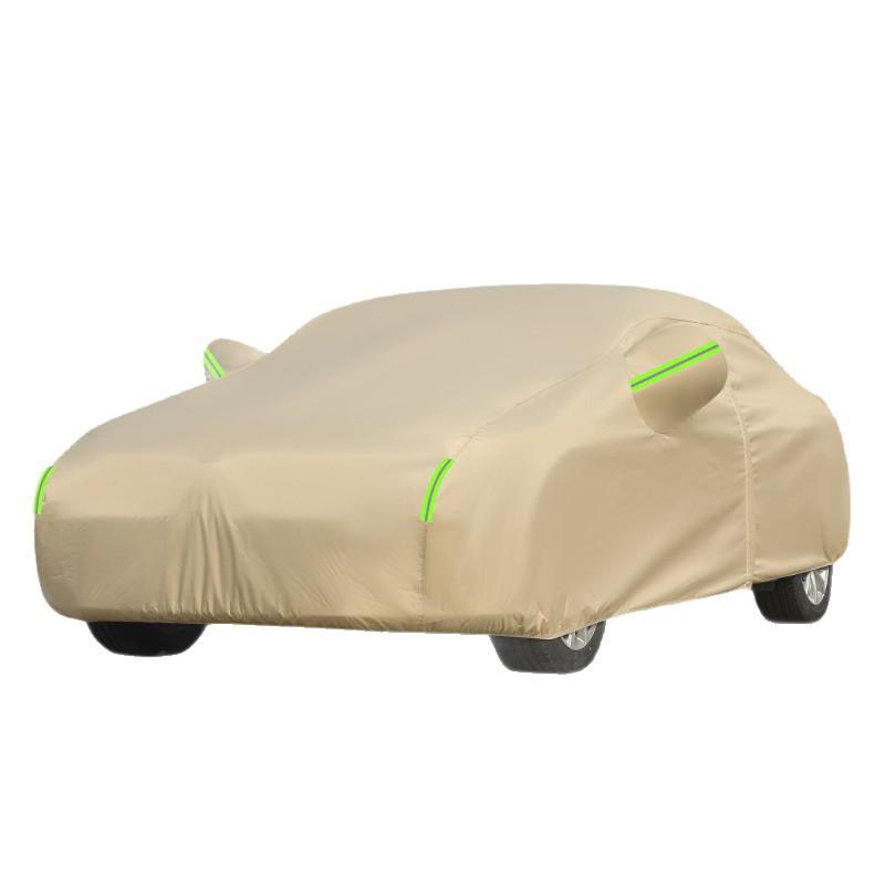 Thickened Oxford Fleece-Lined Car Cover: Sunshade & Rainproof Protection