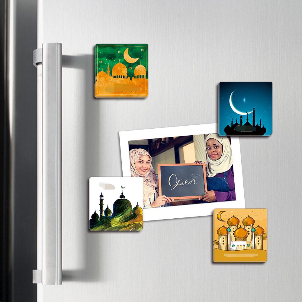 Middle Eastern Ethnic Style Acrylic Fridge Magnet Festival Home Decoration Sticker