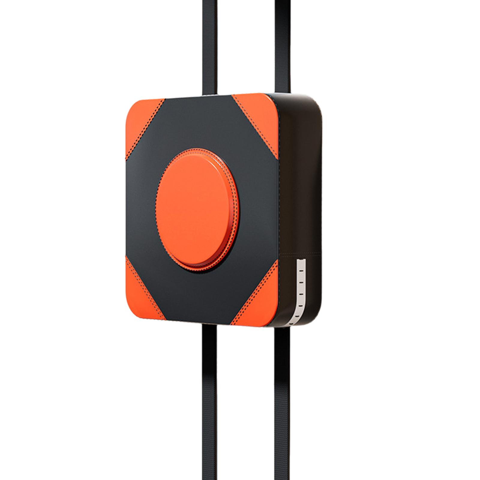 

Настенный боксерский коврик с высокой эластичностью для боксерских ударов, боксерский мат с фокусировкой на мишень, настенный коврик для бокса, фитнес-оборудование для бокса L оранжевый/чёрный