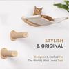Wall-mounted Cat Climbing Bed Kitten Rest Activities Sisal Cat Scratching Post Sharpening Claw Training  Indoor Cat Furniture