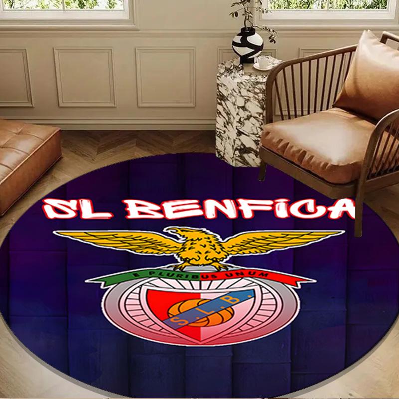 Football Club Eagle Round Rug for Livingroom,Bedroom, Palyroom, Chair Rug, Area Rug, Circle Carpet, Large Size Fan Christmas Gift