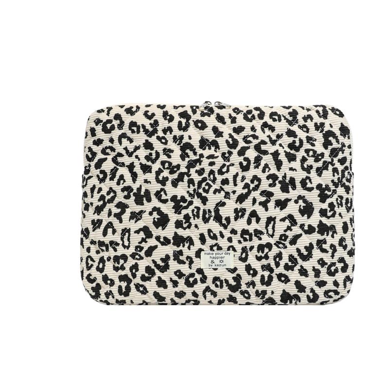 

Leopard Print Portable Laptop Carrying Case Computer Bag Fits 11/13/15 Inch Laptops Protective Sleeve For School Work Travels 11 Inch бежевый
