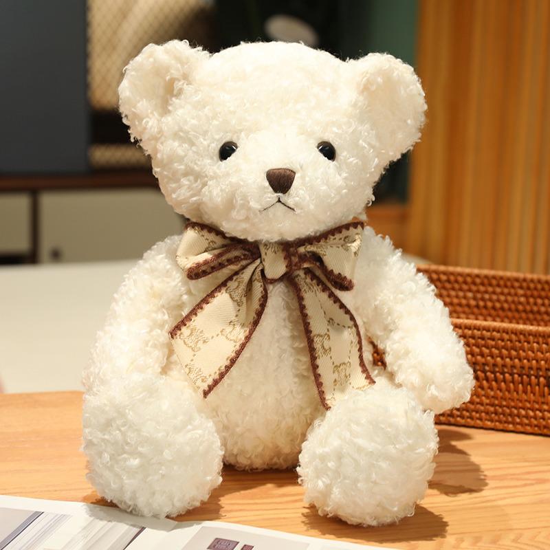 6 Farben Cartoon Bunt Schleife Bär Spielzeug Stofftier Kissen Weiche Puppen Heimdeko Geburtstagsgeschenke Freundin