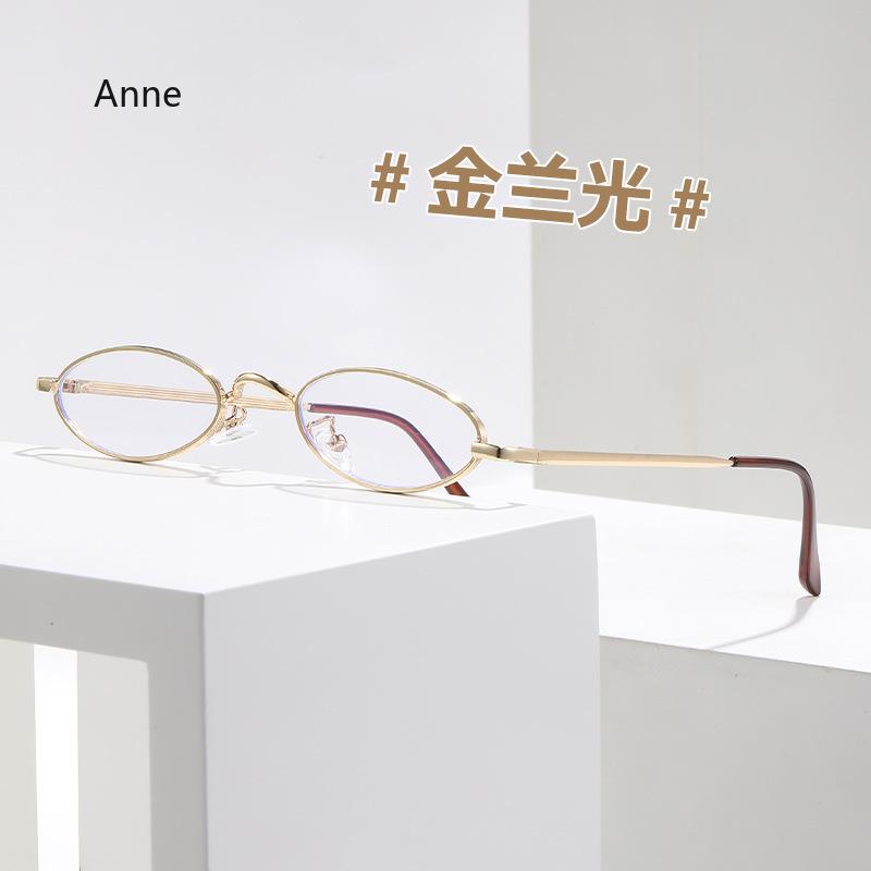 Men's Frame Reading Glasses Retro Round Silver Anti Blue Light Presbyopia Optical Eyeglasses With Diopters +1.0+4.0
