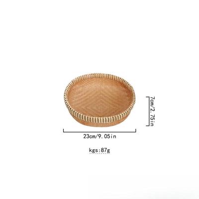 Bamboo Woven Fruit Storage Basket