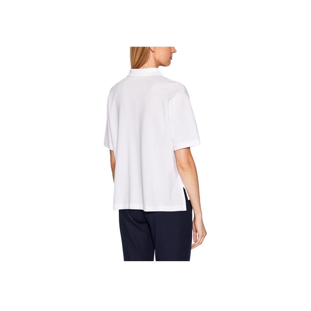 Polo Ralph Lauren SS23 Solid Color Small Pony Embroidered Short Sleeve Polo Shirt Women tops White 211863280002