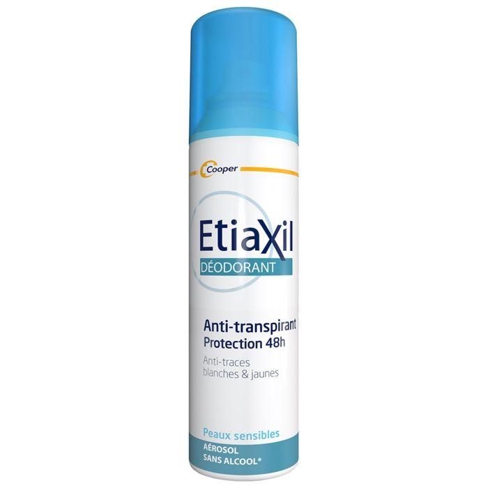 Déodorant - Etiaxil - Anti-Transpirant - Protection 48h - Aérosol 150ml - Sans alcool