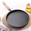 Cast Iron Frying Pan Uncoated Non-stick Egg Pancake Pan Crepe Maker Steak Frying Pot Gas Induction Cooker Kitchen Cookware