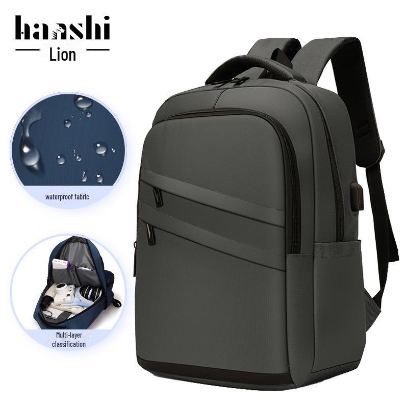 High-End Fashion Backpack: Versatile and Waterproof for Business, Travel, School, and Commuting