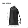Drawstring Bag with Shoulder Strap Foldable Cylindrical Storage Portable