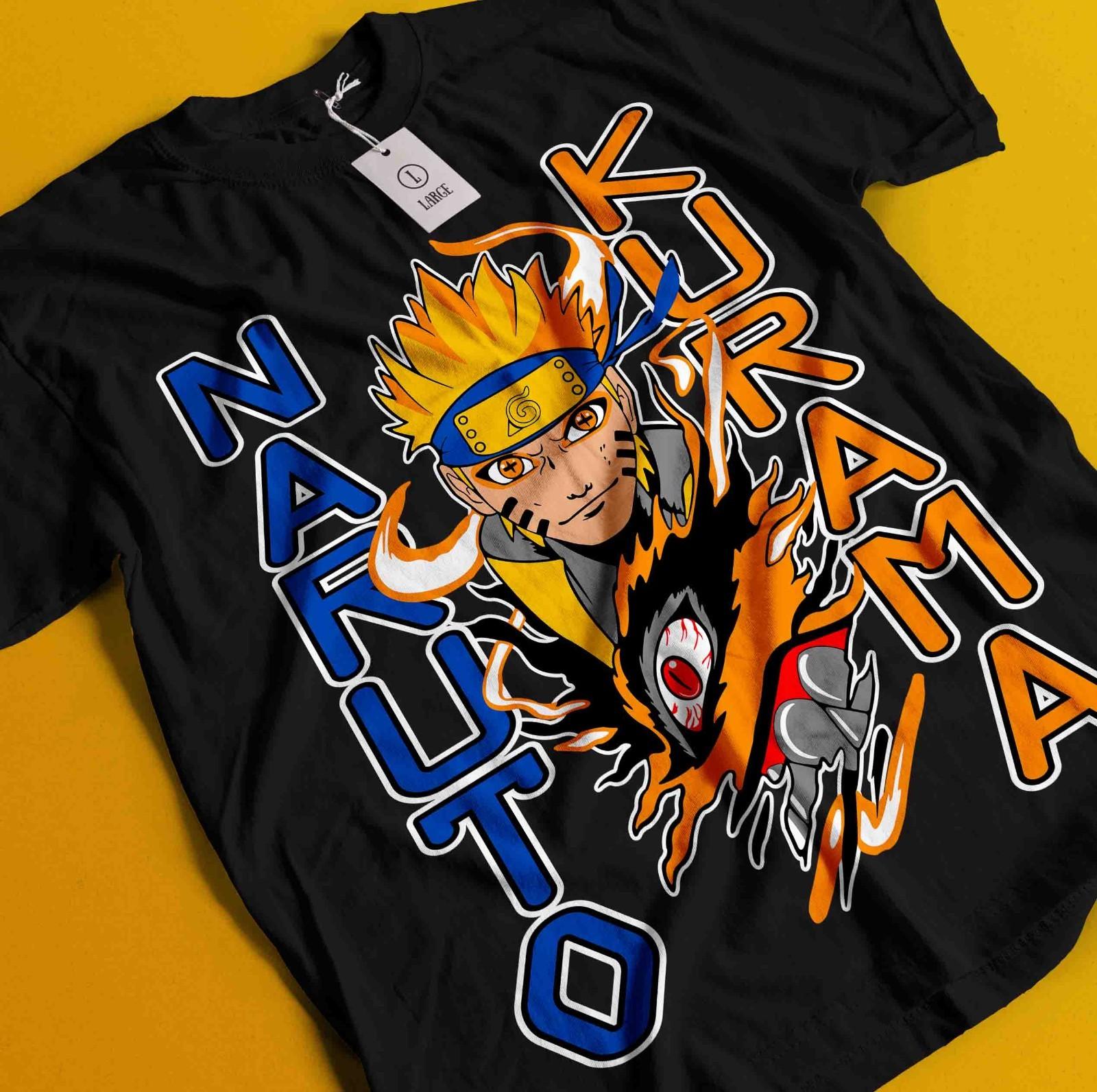 Naruto Tshirt Itachi T-Shirt Mens Womens Tees Top Jiraya Shirt Madara Kakashi Hinata Kurama Sasuke 4XL
