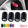4pcs Car Wheel Tire Valve Caps Tyre Stem Covers Airdust Waterproof For Opc Accessories