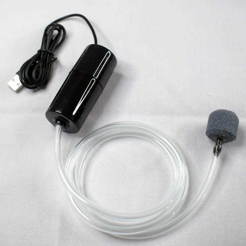 Aquarium Oxygen Air Pump Usb Small Oxygenator For Fish Tank Silent Air Compressor Mini Aerator Portable Fish Tank Accessories