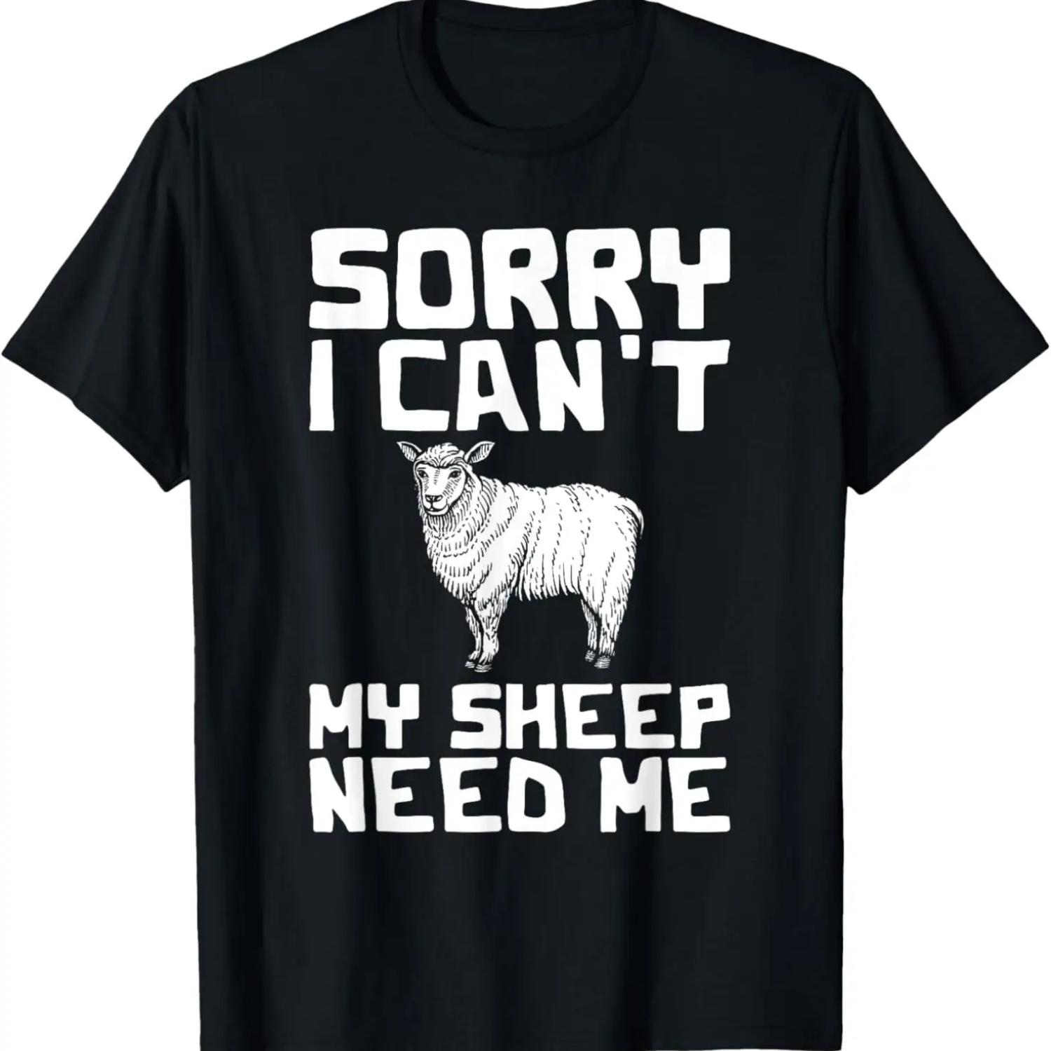 

Funny Sheep Design for Farmers and Sheep Lovers T-Shirt XXXXXL чорний