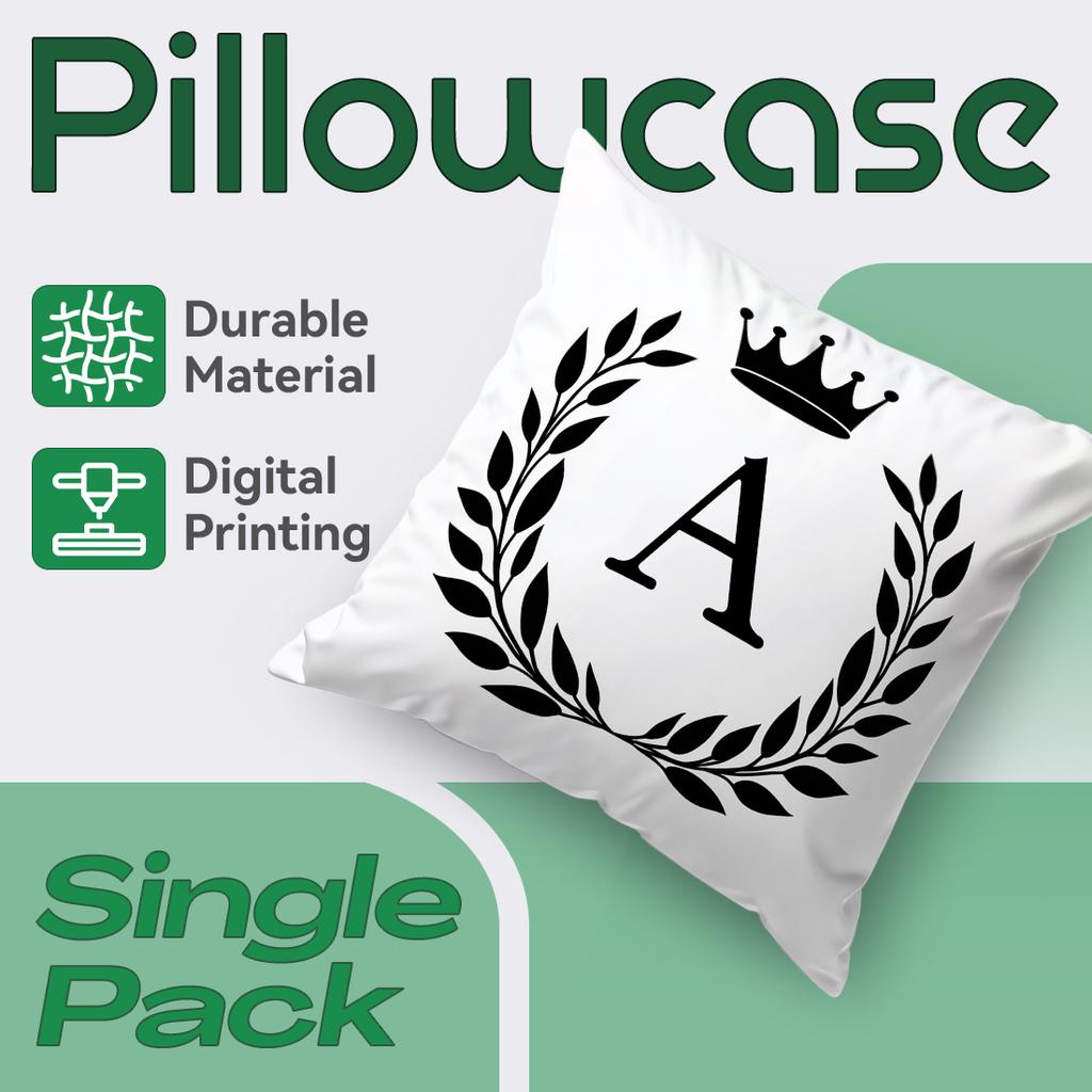 A-Z Crown Letters Decorative Cushions Pillowcase Polyester Cushion Cover Throw Pillow Sofa Decoration Pillowcover Home Decor