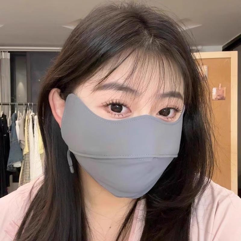 

2025 Women s Ice-Feel Breathable 3D Sunscreen Mask, Anti-UV, Perfect for Spring & Summer