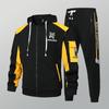 Men's Spring/Autumn Casual Hoodie & Pants Set: Trendy Youth Sportswear Two-Piece.