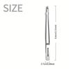 Xiaomi Stainless Steel Eyebrow Clip Angled Tweezers with a Tight Bite Easily Removing Fine Hairs Trim Brows Eyebrow Trimming Tools
