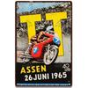 Scooter Metal Wall Art, Retro Moped Poster Sign 20x30cm