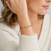 Adjustable Cord Football Beaded Bracelet Gold Silver Plated Braided Cord Bracelet  For Women Men