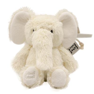 Labellabel Label Label Stuffed Animal Animal Fluffy Baby First Toy Baby Shower Gift (Elephant, Ivory, S)