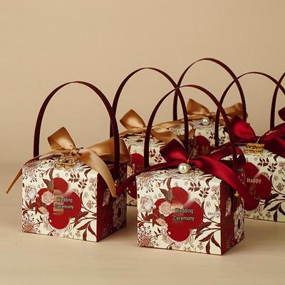 Elegante chinesische Hochzeits-Süßigkeitenbox mit großem Fassungsvermögen