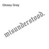 Misunderstood Slogan Car Windshield Banner Sticker Waterproof Vinyl Decal Automobile Windscreen Styling Decoration Accessories