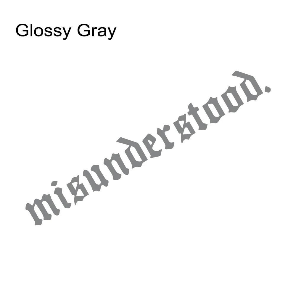 Misunderstood Slogan Car Windshield Banner Sticker Waterproof Vinyl Decal Automobile Windscreen Styling Decoration Accessories