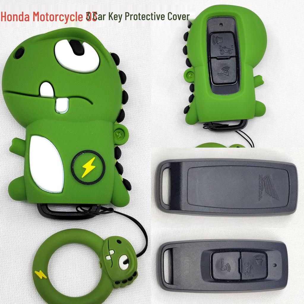 Cat Paw Cartoon Key Cover for Yamaha & Honda Motorcycles