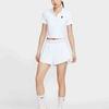 New Nike Court Heritage Women's Short Sleeve Cropped Tennis Polo HJ8993-100