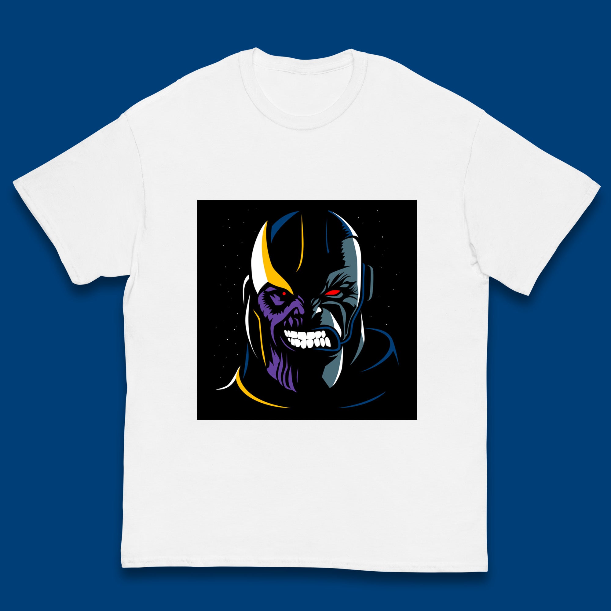 Thanos Comic Book Supervillain Fictional Characters Avengers Endgame Marvel Villian Kids T Shirt 110